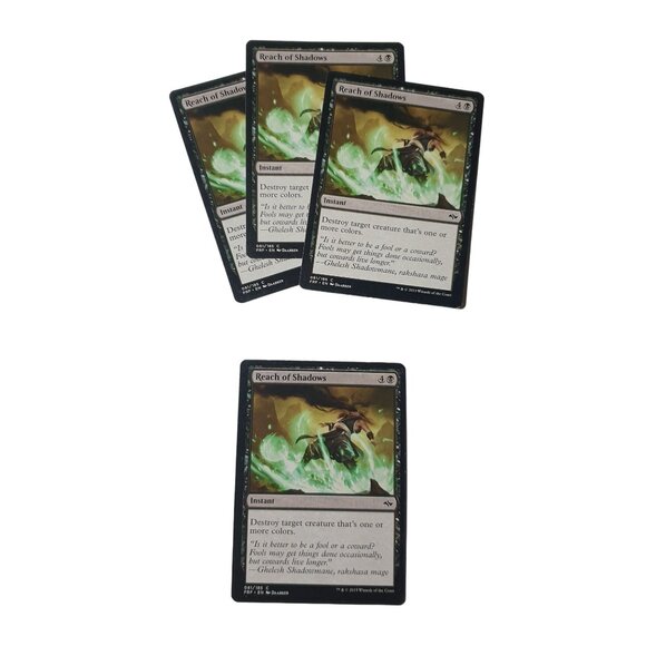Magic The Gathering Reach Of Shadows Instant Card x4 2015 Wizards Of The Coast - Picture 1 of 3